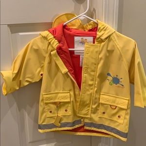 Kushies Splish Splash rain jacket- size 3